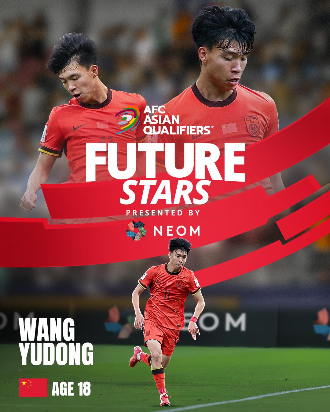 Cuộc bỏ phiếu chính thức của AFC cho các ngôi sao tương lai của Vòng loại World Cup: Wang Yudong được đề cử, Husanov được đưa vào