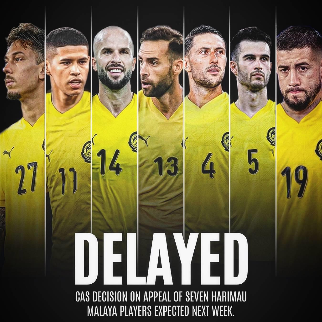 CAS lui thoi han cong bo an phat voi Malaysia sang tuan toi